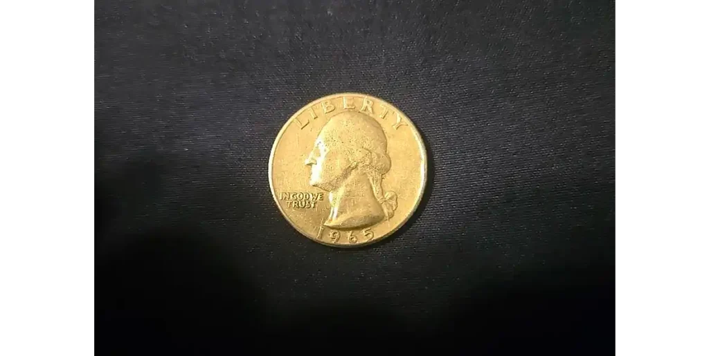1965 silver quarter
