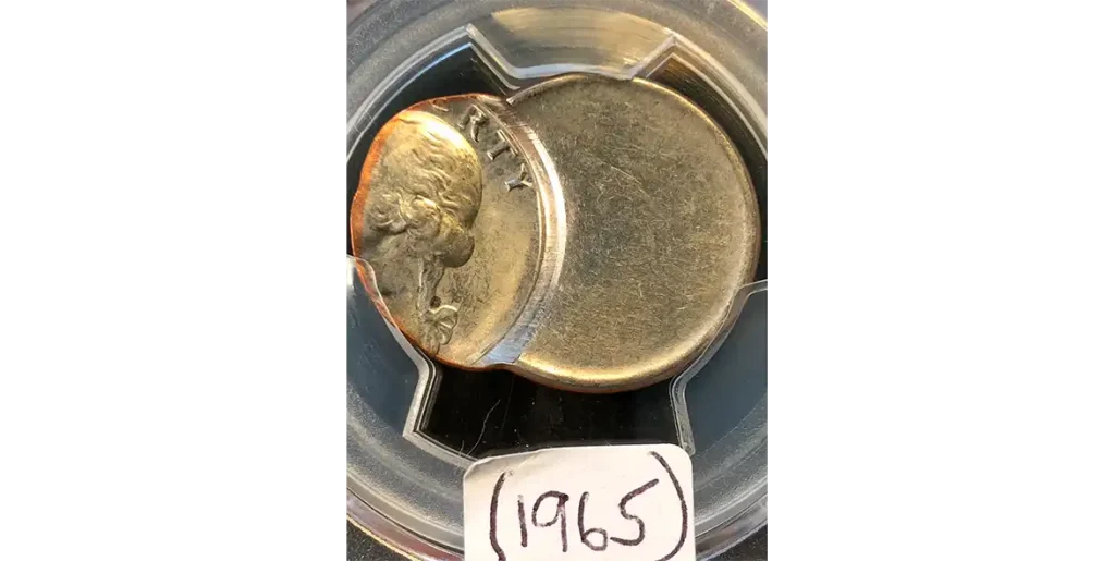 1965 off center washington quarter